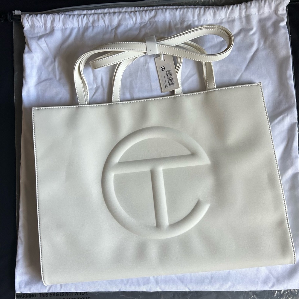 Large White Telfar Bag